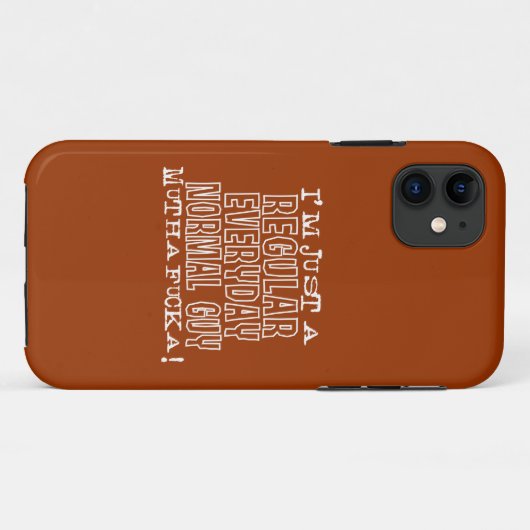 Normal Guy Case-Mate iPhone Case (Achterkant (horizontaal))
