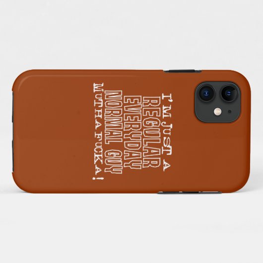 Normal Guy Case-Mate iPhone Case (Achterkant (horizontaal))