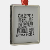 Normal Guy Metalen Ornament (Rechts)