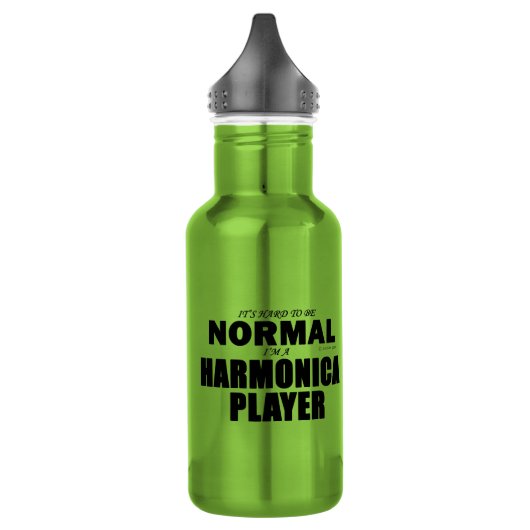 Normal Harmonica Player Waterfles (Links)