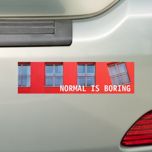Normal is Boring Sticker (Op auto)