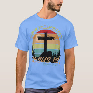 Normal komt niet terug Jezus is Retro  T-shirt