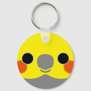 Normal Male Cockatiel Sleutelhanger