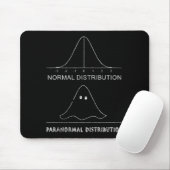 Normal Paranormal Distribution Funny Math Ghost Ha Muismat (Met muis)