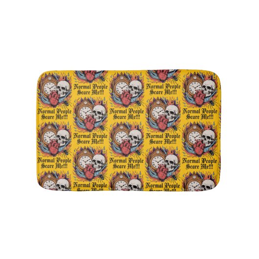 Normal People Scare Me Badmat (Voorkant)