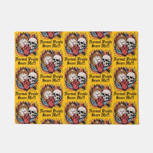 Normal People Scare Me Deurmat (Voorkant)