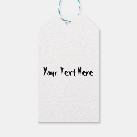 'Normal People Scare Me' Humoureuze Frankenstein Cadeaulabel (Achterkant)