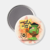 'Normal People Scare Me' Humoureuze Frankenstein Magneet (Voorkant / Achterkant)