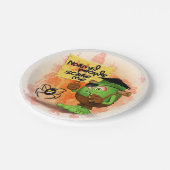 'Normal People Scare Me' Humoureuze Frankenstein Papieren Bordje (Gekanteld)