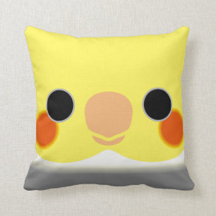 Normal Pied Cockatiel Kussen