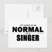 Normal Singer Briefkaart (Voorkant / Achterkant)