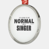 Normal Singer Metalen Ornament (Links)
