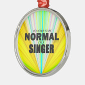 Normal Singer Metalen Ornament (Links)