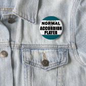Normale accordeonspeler ronde button 5,7 cm (In situ)