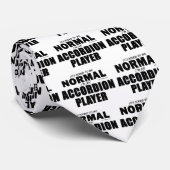 Normale accordeonspeler stropdas (Opgerold)