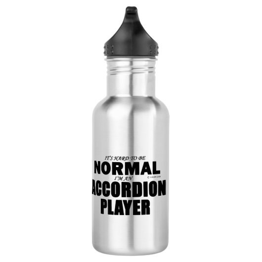 Normale accordeonspeler waterfles  (Rechts)