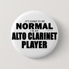 Normale Alto Clarinet Player Ronde Button 5,7 Cm