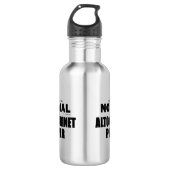 Normale Alto Clarinet Player Waterfles (Voorkant)