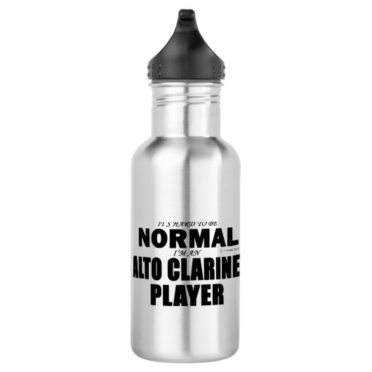 Normale Alto Clarinet Player Waterfles (Rechts)