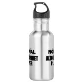 Normale Alto Clarinet Player Waterfles (Achterkant)