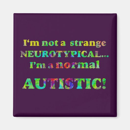 Normale autistische magneten (Voorkant)