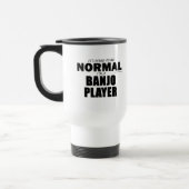 Normale banjo Player Travel Mug Reisbeker (Links)