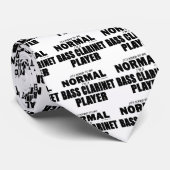 Normale Bass Clarinet Player Stropdas (Opgerold)