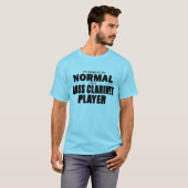 Normale Bass Clarinet Player T-shirt (Voorkant volledig)