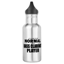 Normale Bass Clarinet Player Waterfles