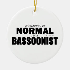 Normale bassonist keramisch ornament