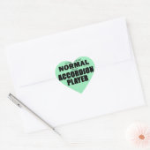 Normale cordion Player Heart Sticker (Envelop)