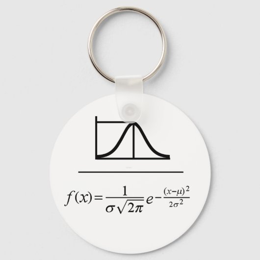 Normale distributie sleutelhanger (Voorkant)