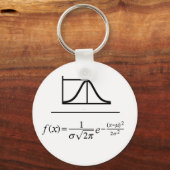 Normale distributie sleutelhanger (Voorkant)