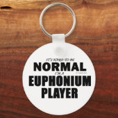 Normale Euphonium Player Sleutelhanger (Voorkant)