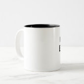Normale Euphonium Player Tweekleurige Koffiemok (Voorkant links)