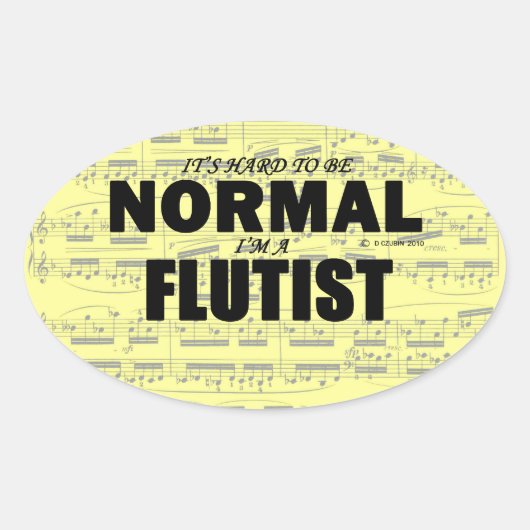 Normale fluorescerende ovale Sticker (Voorkant)