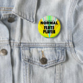 Normale Flute Player Ronde Button 5,7 Cm (In situ)