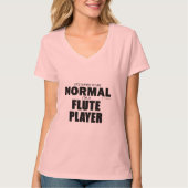Normale Flute Player T-shirt (Voorkant)