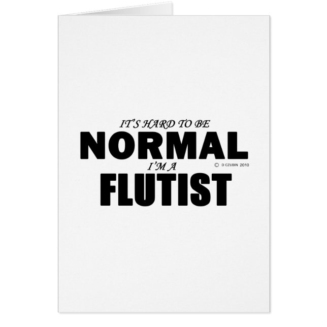 Normale Flutist (Voorkant)
