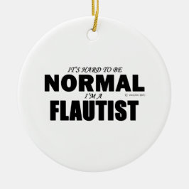 Normale Flutist Keramisch Ornament