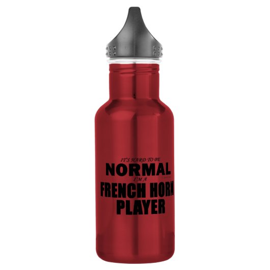 Normale Franse Horn Player Waterfles (Links)