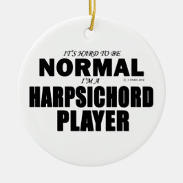 Normale Harpsichord Player Keramisch Ornament