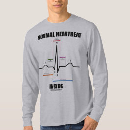 Normale hartslag binnenin (EKG) T-shirt