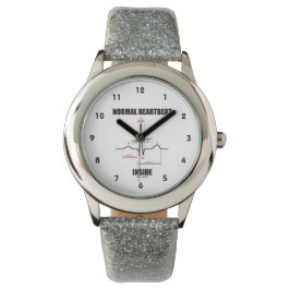 Normale hartslag in ECG ECG-elektrocardiogram Horloge