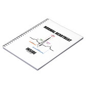 Normale hartslag in ECG ECG-elektrocardiogram Notitieboek (Linkerzijde)