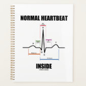 Normale hartslag in ECG ECG-elektrocardiogram Planner (Voorkant)