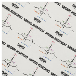Normale hartslag in ECG ECG-elektrocardiogram Stof