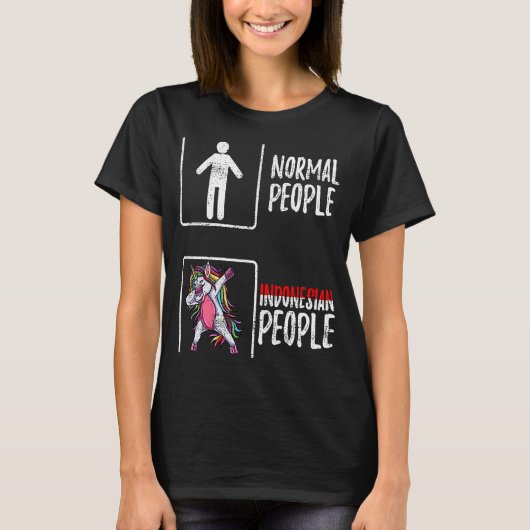Normale Indonesische Vintage T-shirt (Voorkant)