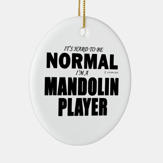 Normale Mandolin Player Keramisch Ornament (Rechts)