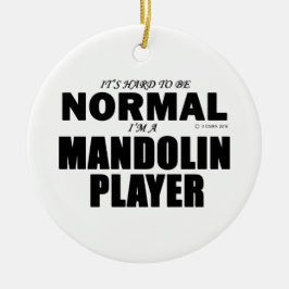 Normale Mandolin Player Keramisch Ornament